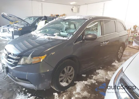 2015 Honda Odyssey Ex-L from USA, damaged, VIN 5FNRL5H69FB105098